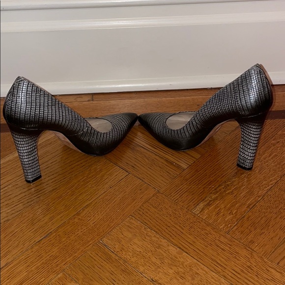 Elizabeth and James grey leather heels - Picture 3 of 4